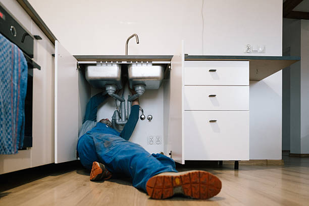 Professional Drain Cleaning technician working in Everett, WA